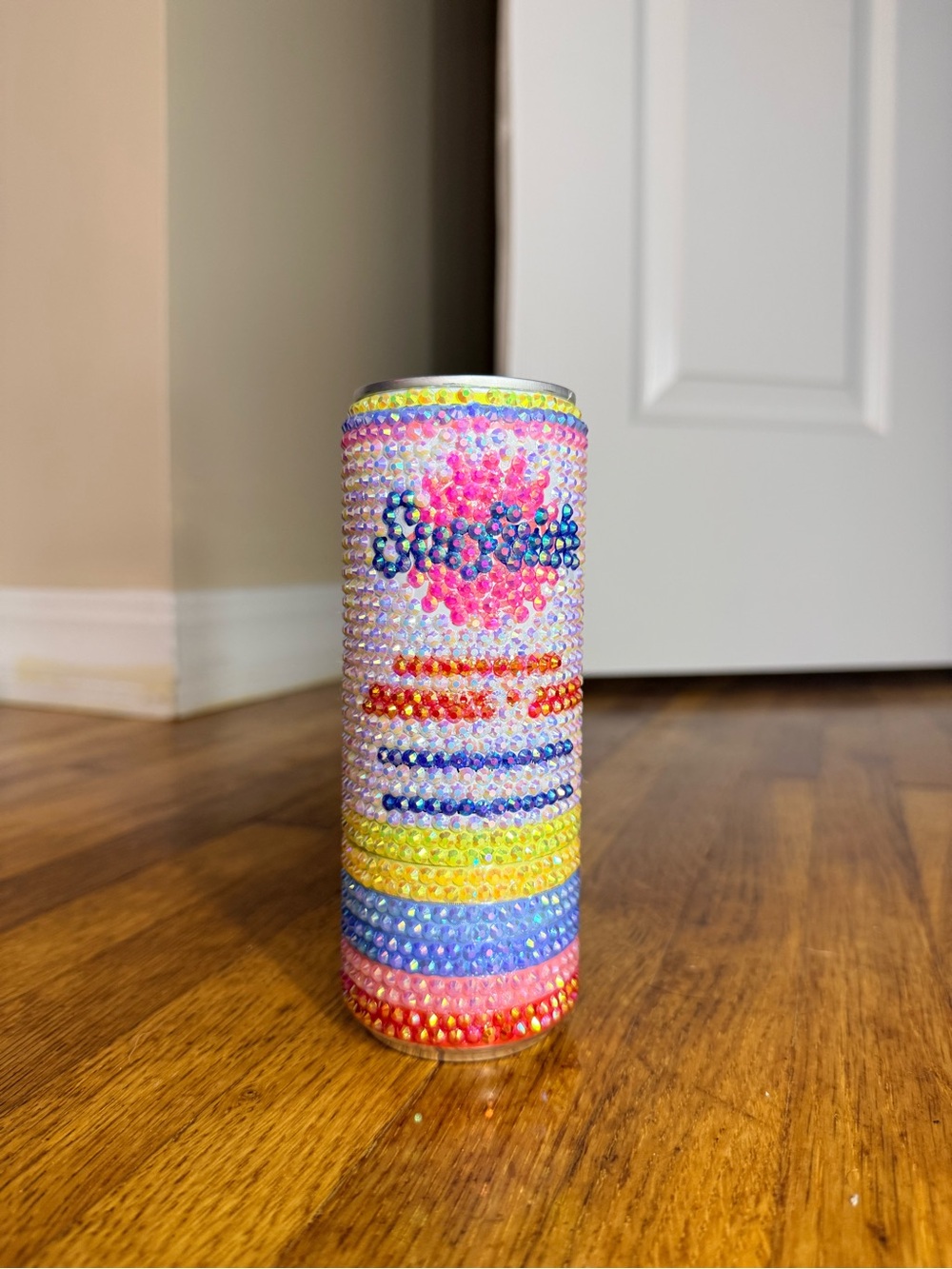 Sparkling Multicolor Rhinestone Surfside Can